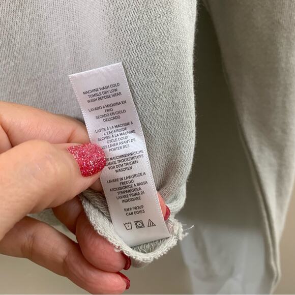 Alternative Living With Landyn Coordinates Light Gray Long sleeve Sweatshirt - Picture 8 of 9